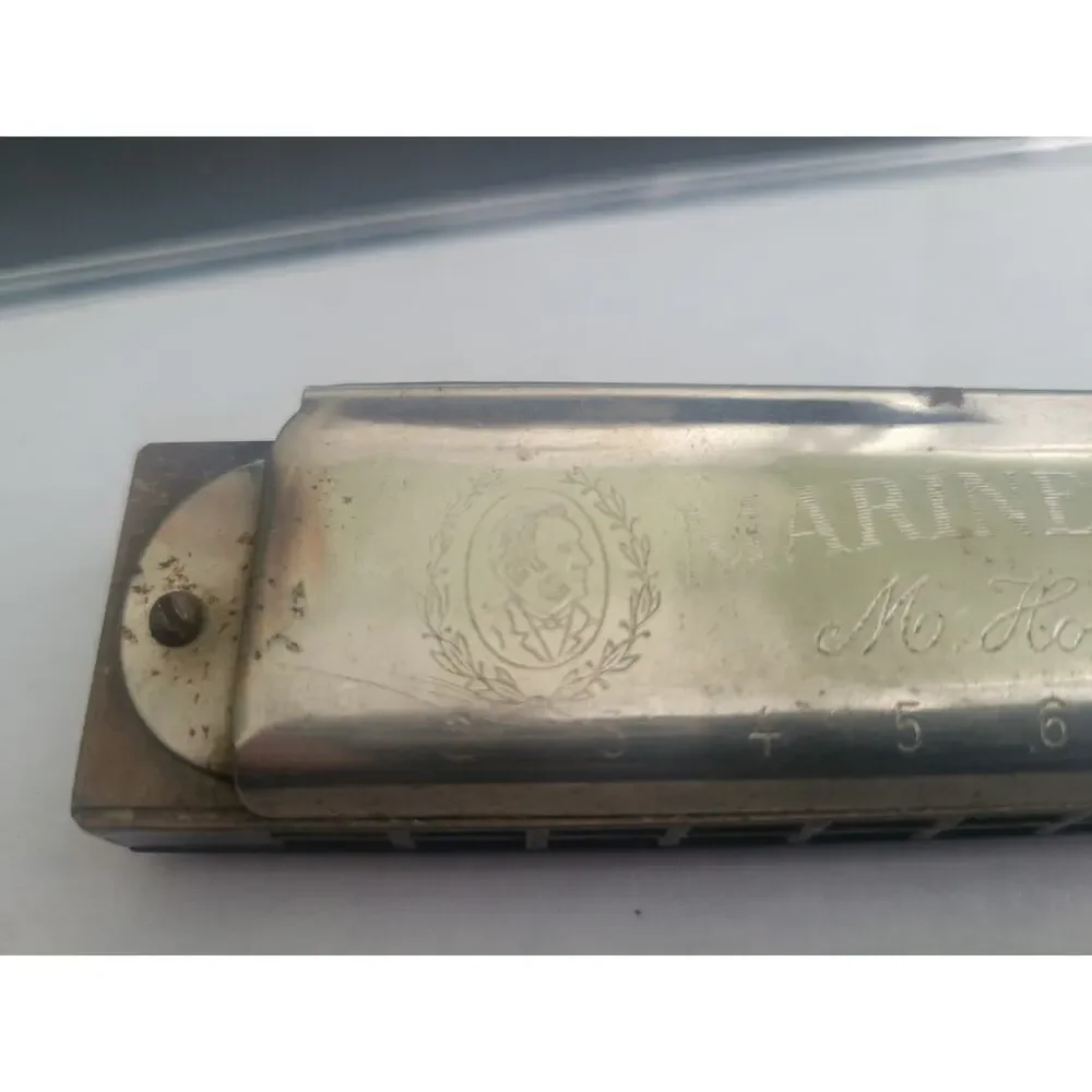 Vintage Harmonica Marine Band Made By Hohner Germany Key Of C - Picture 5 of 12